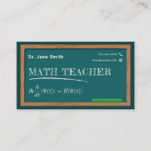 Chalkboard & Equation数学先生 名刺 (正面)