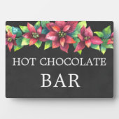Chalkboard (faux)  Hot Chocolate sign Tabletop  フォトプラーク (正面)