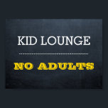 Chalkboard Gold Event Sign ポスター<br><div class="desc">Mount or frame this poster on a table to let everyone know that special information about your event!</div>