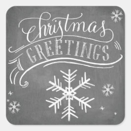 Chalkboard Greetingsコレクション スクエアシール