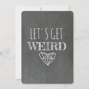 Chalkboard GROOMSMAN /花婿介添人おもしろい案 招待状