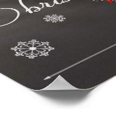 Chalkboard-Have Yourself a & メリー Bright Christma ポスター (角)