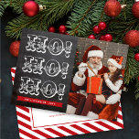 Chalkboard HO HO HOLIDAYクリスマスフォトカード シーズンカード<br><div class="desc">fat*fa*tinで設計。簡単おカスタマイズ客様の文字、写真または画像と一緒に。おカスタム願い連絡はfat*fa*tin。カスタム料金がかかる。fat*fa*tinで設計。簡単おカスタマイズ客様の文字、写真または画像と一緒に。おカスタム願い連絡はfat*fa*tin。請求カスタム料が適用される。 www.zazzle.com/fat_fa_tin www.zazzle.com/color_therapy www.zazzle.com/fatfatin_blue_knot www.zazzle.com/fatfatin_red_knot www.zazzle.com/fatfatin_box www.zazzle.com/fatfatin_design www.zazzle.com/fatfatin_ink</div>