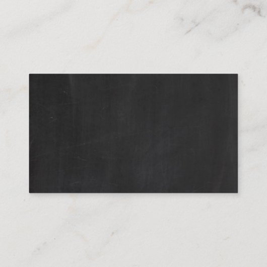 Chalkboard Leafの結婚Webサイト挿入 エンクロージャーカード (裏面)