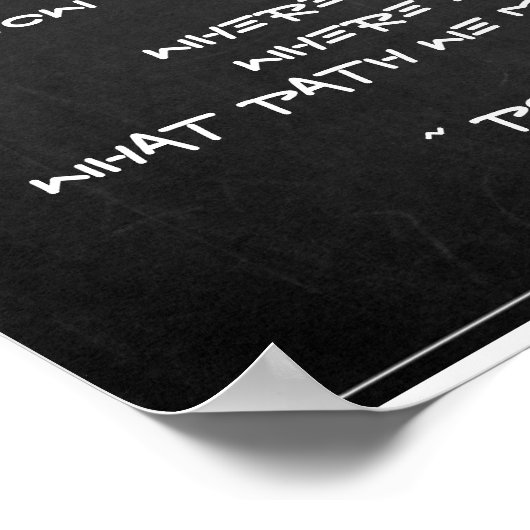 Chalkboard Lent Meaning Pope Benedict XVI Easter ポスター (角)