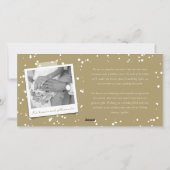 Chalkboard Little 結婚した Christmas Photo結婚's シーズンカード (裏面)