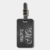 Chalkboard Luggage Tagより多くの夫人 ラゲッジタグ (正面縦)
