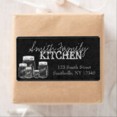 Chalkboard Mason Jars Large Labels ラベル (インサイチュ)