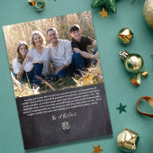 Chalkboard Memories年お気に入りの間フォトコラージュ シーズンカード