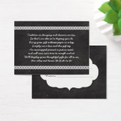 Chalkboard No wrap displayブライダルシャワーギフトラベル (デスク)