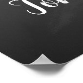 Chalkboard Retirement Welcomeサインカスタム: ポスター (角)