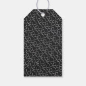 Chalkboard Shamrock, St Patrick's Dayパーティー ギフトタグ (裏面)