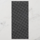 Chalkboard Shamrock, St Patrick's Dayメニューカード メニュー (裏面)