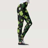Chalkboard Shamrock St. Patrick's Dayレギンス レギンス (右)