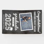 Chalkboard Sketch 2025写真卒業パーティー 横断幕 (横)