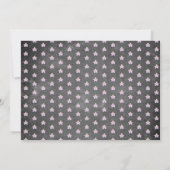 Chalkboard Stars子供の誕生日写真ありがとう カード (裏面)