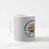 Chalkboard Style School Mug コーヒーマグカップ (正面左)