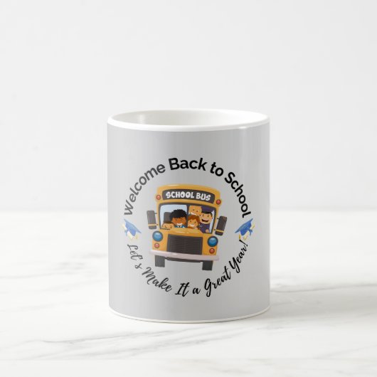 Chalkboard Style School Mug コーヒーマグカップ (中央)