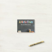 Chalkboard-Style Teacher ポストイット (デスク上)