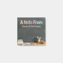 Chalkboard-Style Teacher Post-it Notes ポストイット
