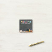 Chalkboard-Style Teacher Post-it Notes ポストイット (デスク上)