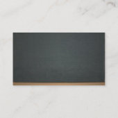 Chalkboard Substitute Teacher Simple 名刺 (裏面)