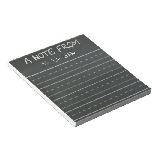  Chalkboard Themed Notes ノートパッド (アングル)