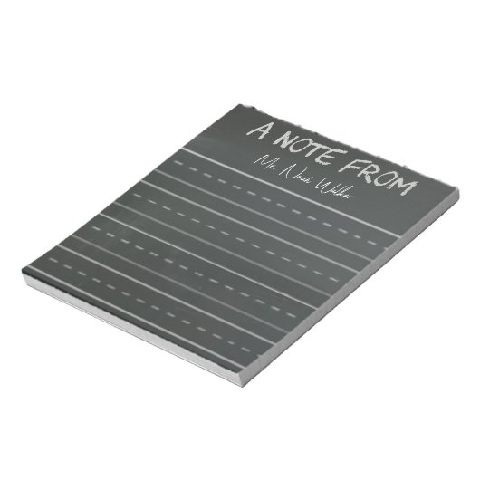 Chalkboard Themed Notes ノートパッド (回転)