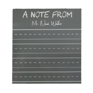  Chalkboard Themed Notes ノートパッド