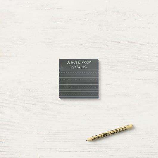  Chalkboard Themed Post-it Notes ポストイット (デスク上)