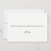 Chalked, 4 Photo Collage's 素朴 Thank 結婚 You サンキューカード (裏面)