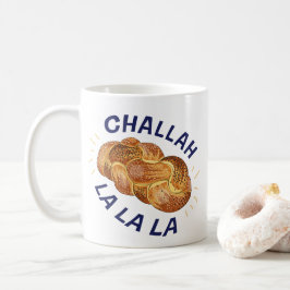 Challah La La La Funny Jewish Foodie Hanukkah コーヒーマグカップ