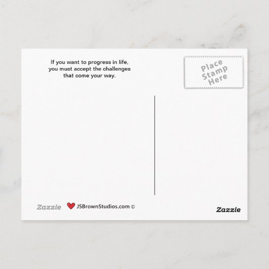 Challenge_A_はがきを受け入れる ポストカード (裏面)