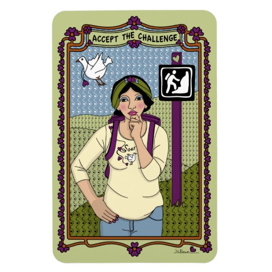 Challenge_A_4x6冷蔵庫磁石を受け入れる マグネット (縦)