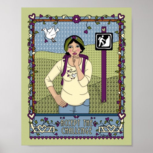 Challenge_A_8x10ポスターを受け入れる ポスター (正面)