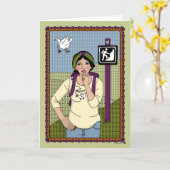 Challenge_A_Greetingカードを受け入れる カード (黄色い花)