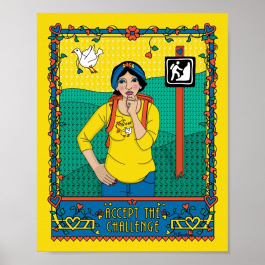 Challenge_B_8x10ポスターを受け入れる ポスター (正面)