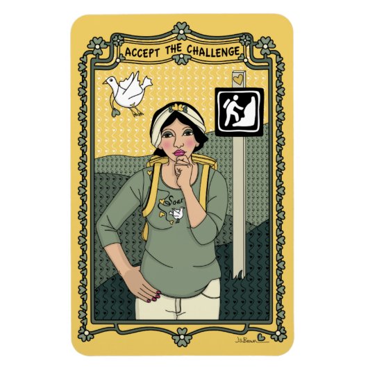 Challenge_C_4x6冷蔵庫磁石を受け入れる マグネット (縦)