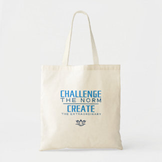 Challenge the norm Motivational Quote トートバッグ