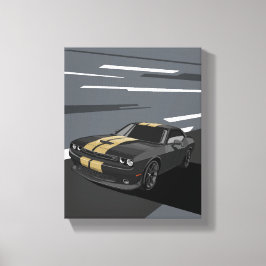 Challenger Black キャンバスプリント