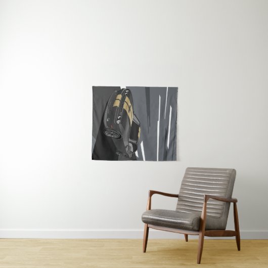 Challenger Black タペストリー (インサイチュ(横))