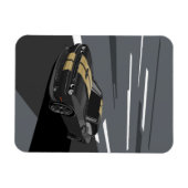 Challenger Black マグネット (横)