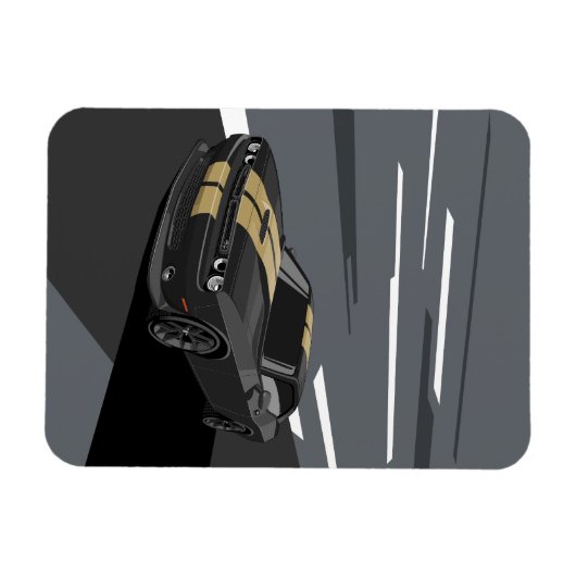 Challenger Black マグネット (横)