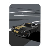 Challenger Black マグネット (縦)