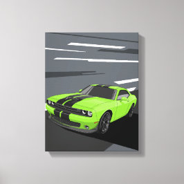 Challenger Green キャンバスプリント