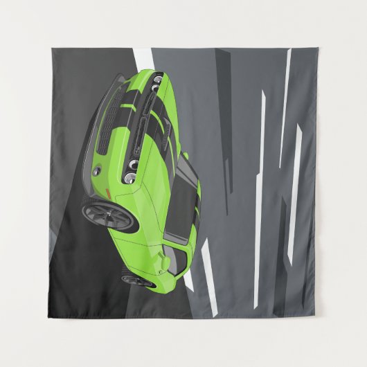 Challenger Green タペストリー (正面(横))