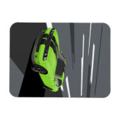 Challenger Green マグネット (横)