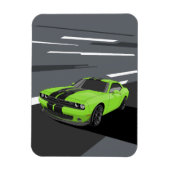 Challenger Green マグネット (縦)