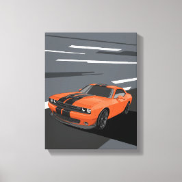 Challenger Orange キャンバスプリント