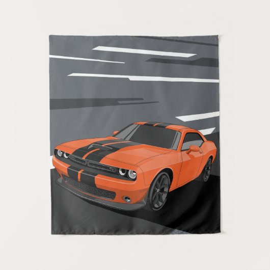 Challenger Orange タペストリー (正面)